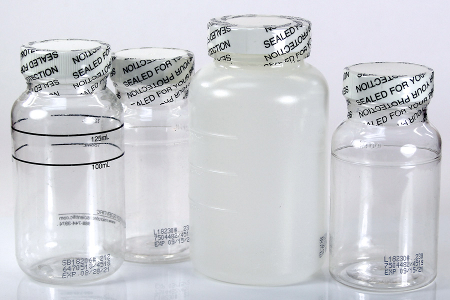 Clear Liquid Sampling Sample Vials Glass Bottles Vials Screwcap