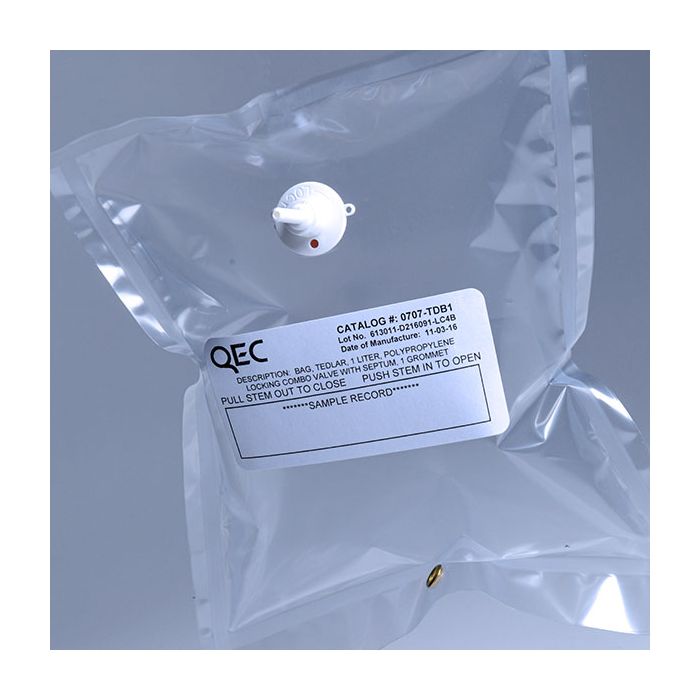 1.0 Liter Tedlar® sample bags
